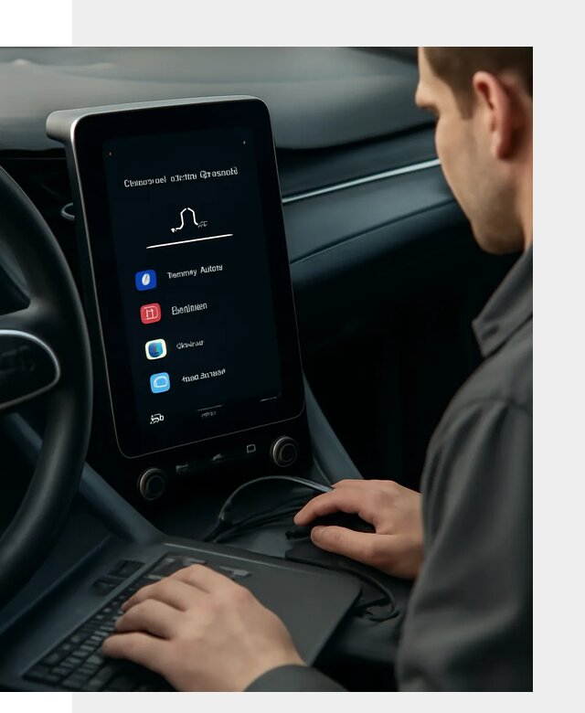 Установка приложений Lynk Co на автомобиль в Новороссийске